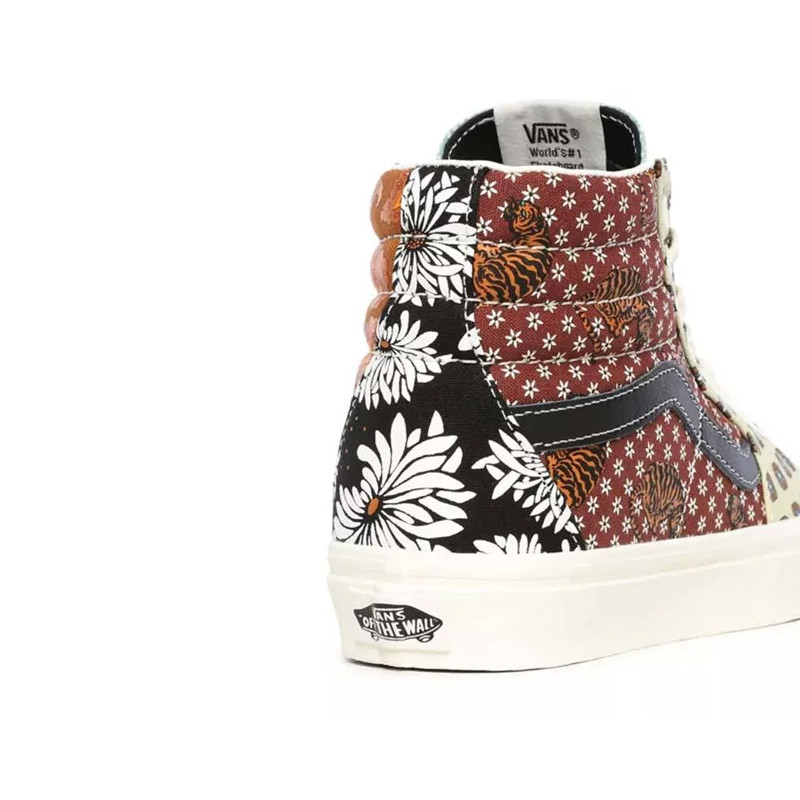 SEPATU SNEAKERS VANS SK8-HI Tiger Patchwork