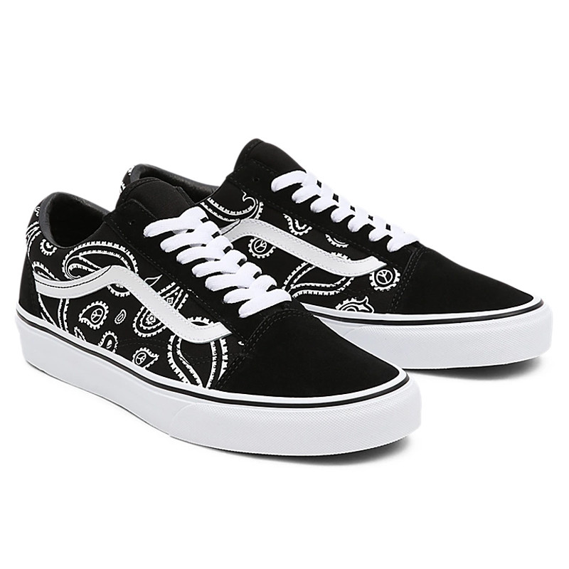 SEPATU SNEAKERS VANS PEACE PAISLEY OLD SKOOL
