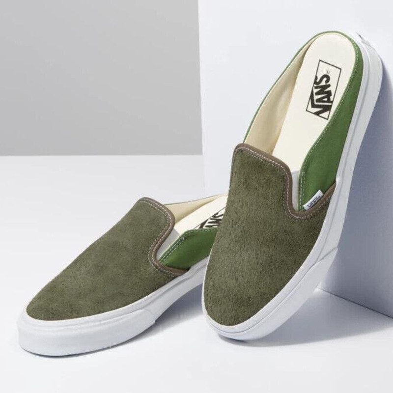 SEPATU SNEAKERS VANS CLASSIC SLIP-ON MULE Hairy Suede
