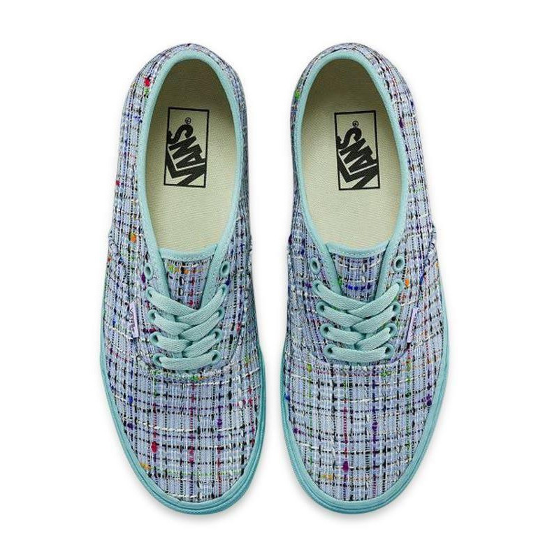 SEPATU SNEAKERS VANS WOVEN PLAID AUTHENTIC