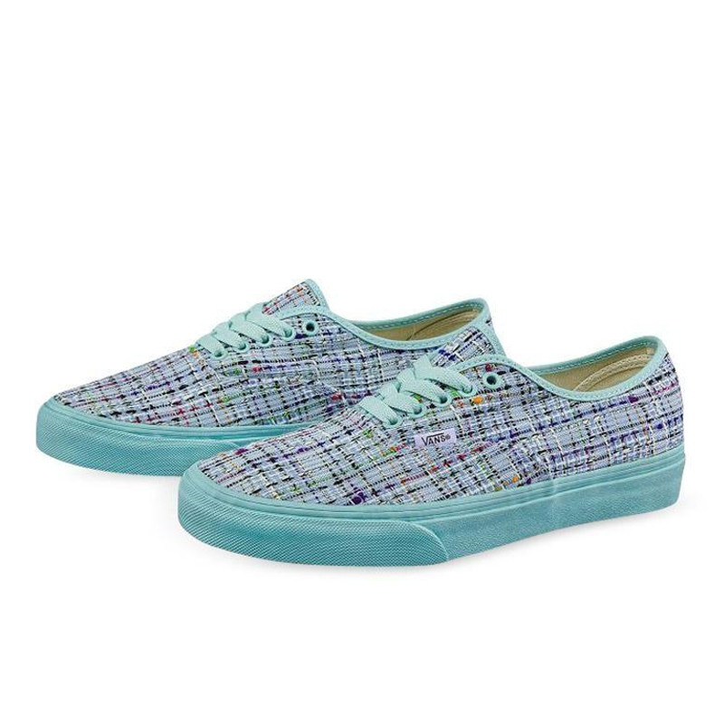 SEPATU SNEAKERS VANS WOVEN PLAID AUTHENTIC