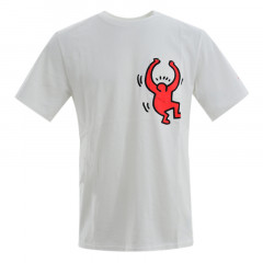 x keith haring graphic pocket tee