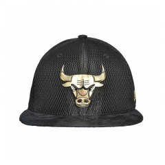 nba 59fifty nba17 chicago bulls metal gold