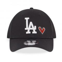 940 los angeles dodgers mlb heart swarovski cap