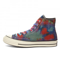 chuck 70 hi tie dye plaid