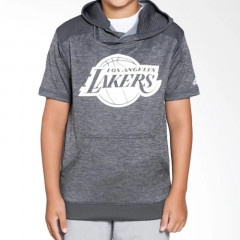 los angeles lakers pregame short sleeves hoodie kids
