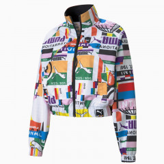 Wmns International AOP Woven Track Jacket - Image 1