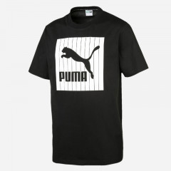 pinstripe graphic tee