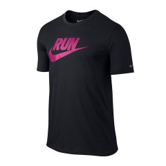 run purple swoosh tee