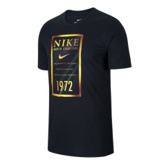 nike dry gold banner tee