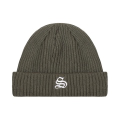Duplex Logo Beanie  olive