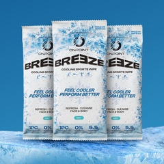Breeze Coolling Sport Wipes white