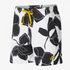 sportswear woven floral shorts
