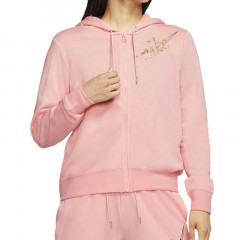 wmns hoody full zip fleece glitter