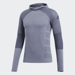 climaheat primeknit hooded tee