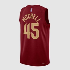 donovan mitchell cleveland cavaliers icon edition 2022-23 dri-fit nba swingman jersey foto 2