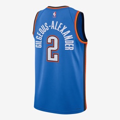 shai gilgeous-alexander oklahoma city thunder icon swingman jersey foto 2
