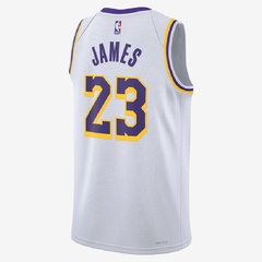 lebron james los angeles lakers association edition swingman jersey alternate view