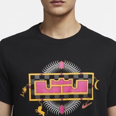 LeBron Pattern Printing Round Neck Short Sleeve - Image 3