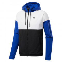 essentials linear logo windbreaker