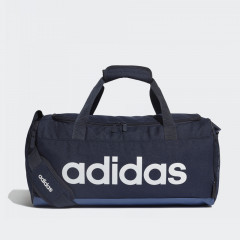 linear logo duffel bag