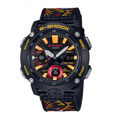 g-shock digital analog dial black resin strap
