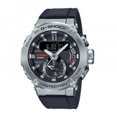 g-shock g-steel series tough solar digital analog dial black resin strap  