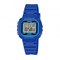 digital blue resin watch