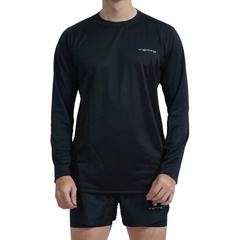 Long Sleeve Dry Fit Basic Black