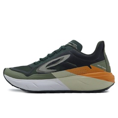 GEIST EKIDEN TRAIL Hijau Tua/Cream/Jingga