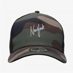 940 new york hand write camo cap