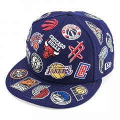NBA Logo Allover 59Fifty Cap - Image 1