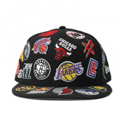 nba logo allover 59fifty cap