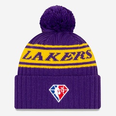 nba draft los angeles lakers pom knit beanie alternate view