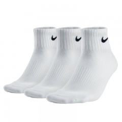 3pk cotton non-cushion quarter socks