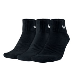 3pk performance cushion quarter socks