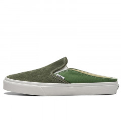 classic slip-on mule hairy suede